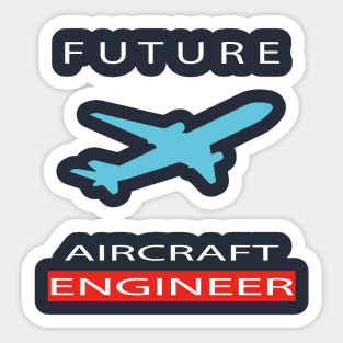 Best design future aircraft engineer aerospace engineers Sticker